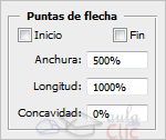 Opcinoes de l&iacute;nea