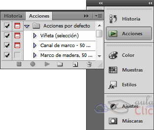Ventana Acciones