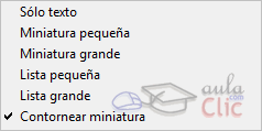 Vistas de lista de Pinceles